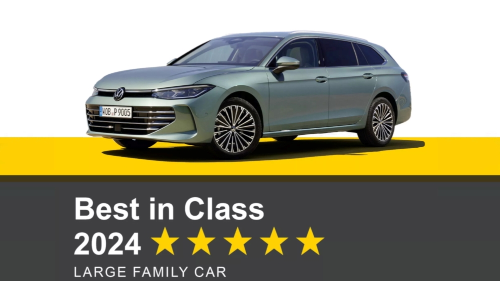 универсал Volkswagen Passat бүйірінен алға Euro NCAP 2024