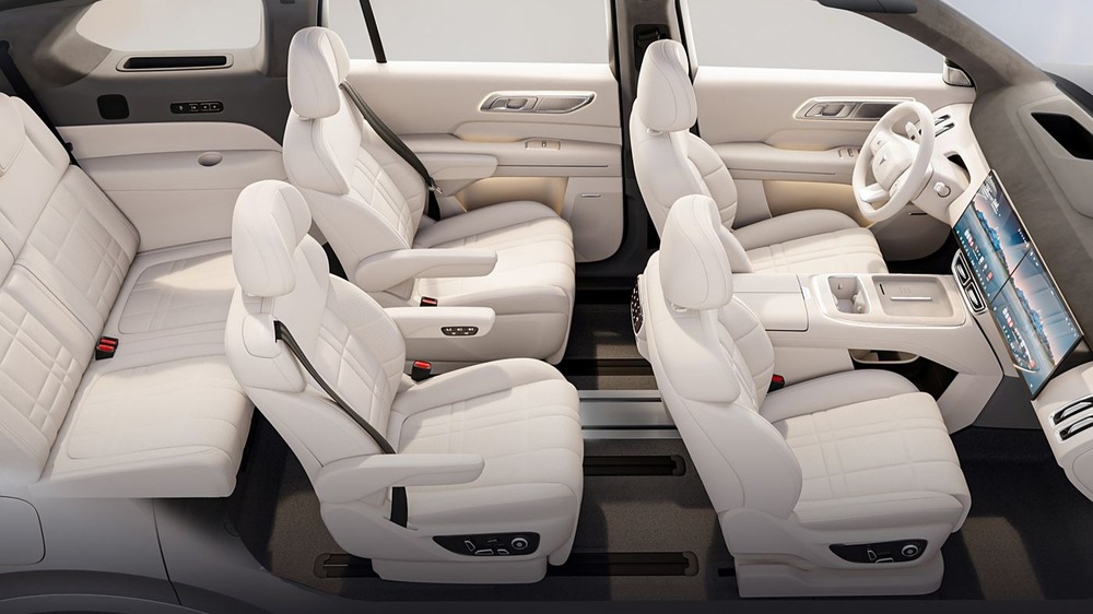 Geely Galaxy M9 кроссовері салоны