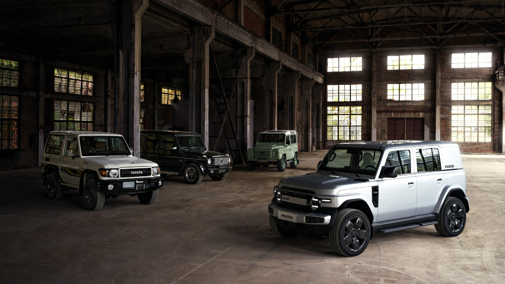 chery icar v23 электрлік кроссовер бүйірден алда күміс land rover discovery toyota land cruiser