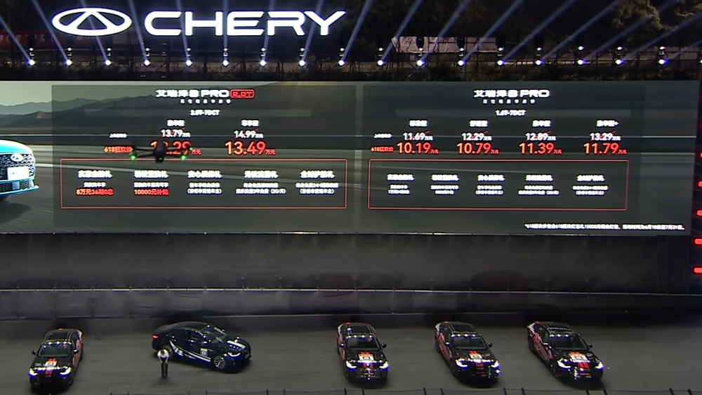 Chery Arrizo 8 Pro с более мощным 2-литровым мотором цены комплектации