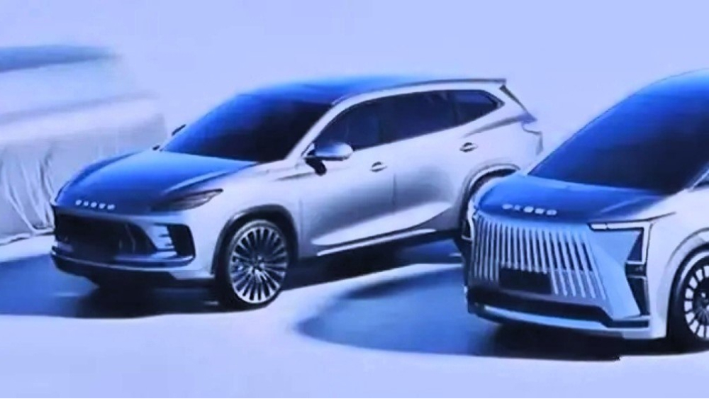 жаңа exeed txl кроссовер бүйірден алдыңғы жағынан