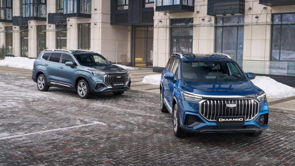 Geely Okavango кроссовердің алдынан көрінісі
