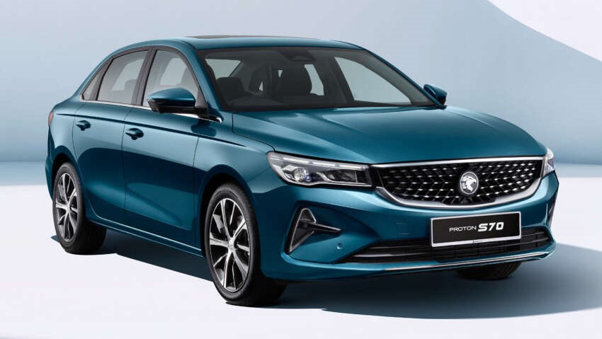 Proton S70 седаны бүйірден