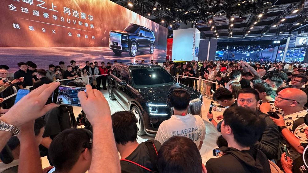 Кроссовер Zeekr 9X презентация Шанхай Шанхай автосалон 2025